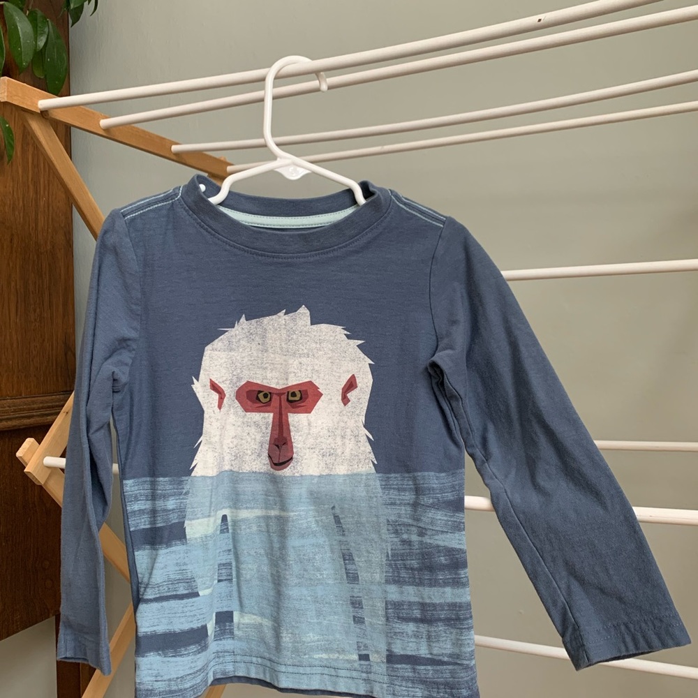 Tea Collection Snow Monkey tee Size 4